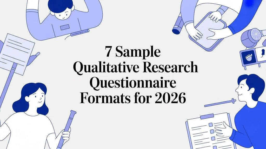 Qualitative Research Questionnaire: 7 Free Templates & Sample Questions