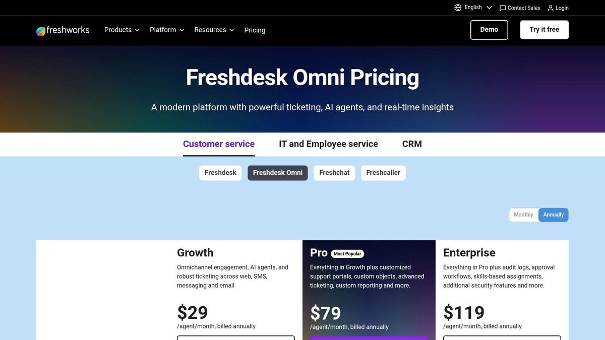 Freshdesk (Freshdesk Omni)